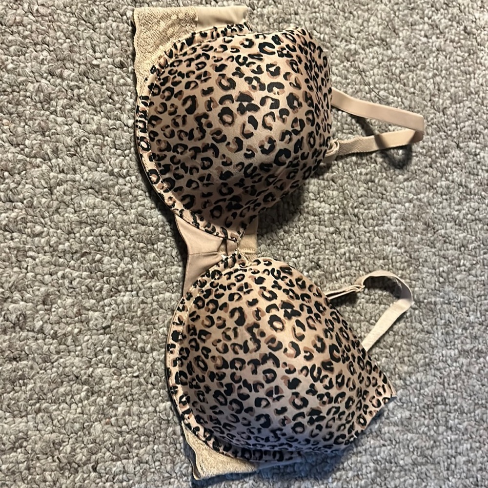 Leopard print bra